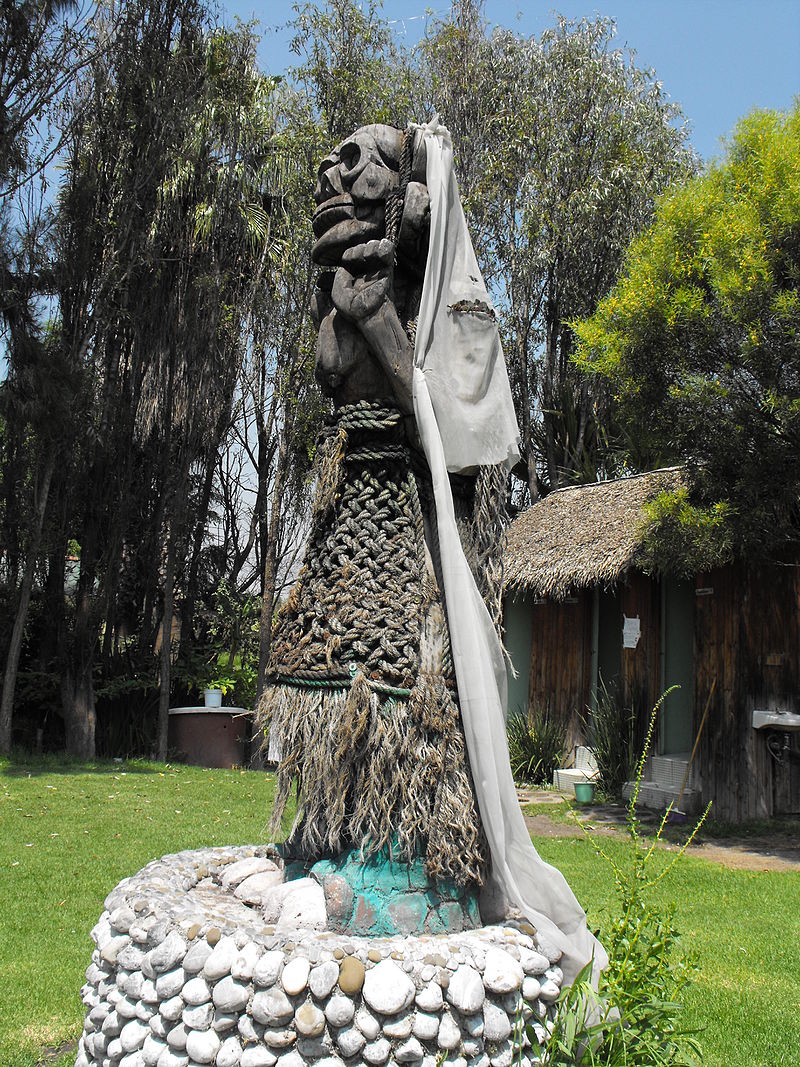 Statue of "The Weeping Woman," or "La Llorona"