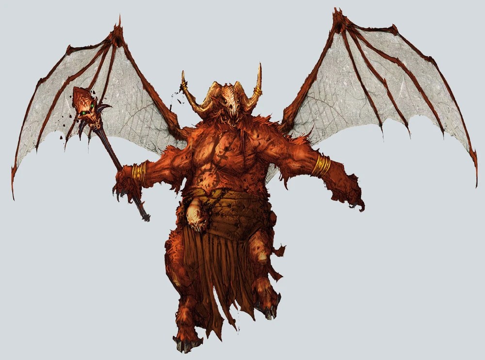 Orcus, Demon Lord of Undeath from the Forgotten Realms of Dungeons and Dragons